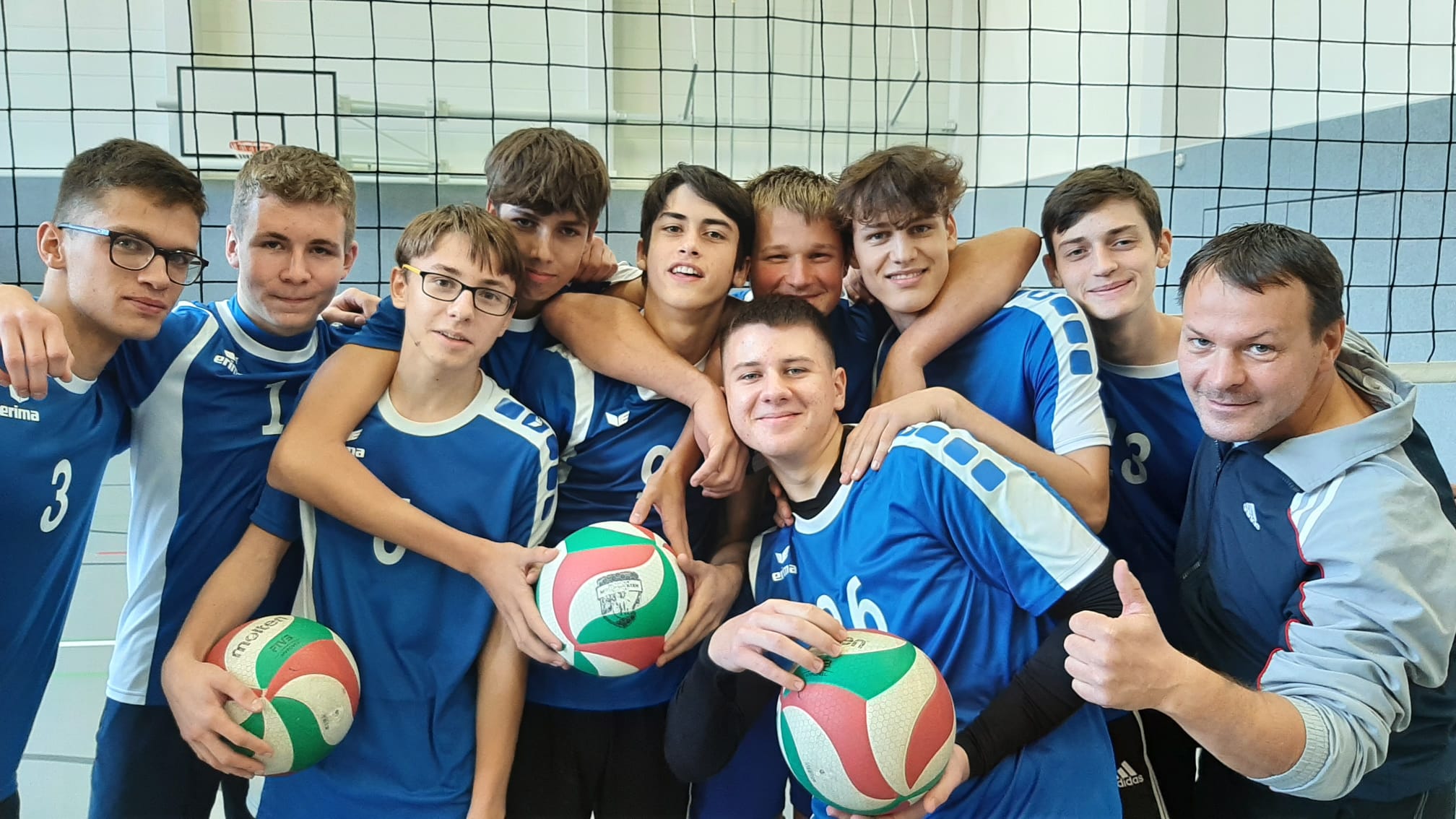Jugendmannschaft Jungen Volleyball Stolpen